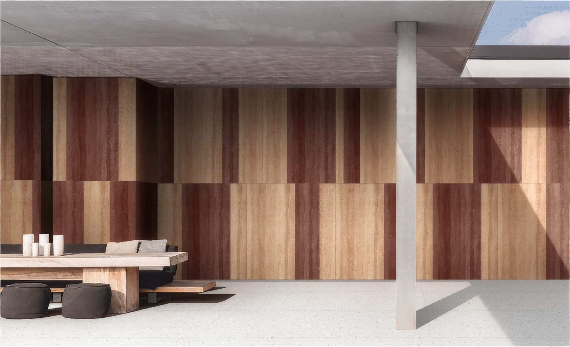 Geo flexible stone application 1