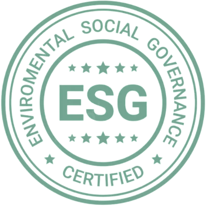 ESG seal — Environmental Social Governance Certified